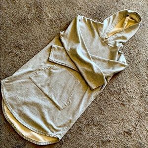 Gray sweatshirt dress, size medium